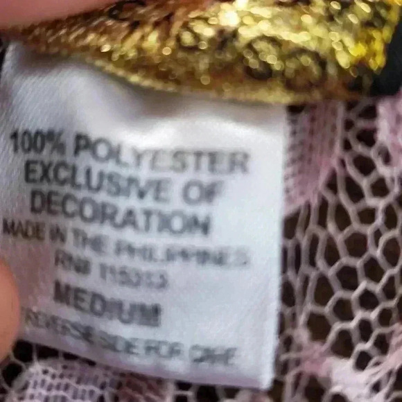 Pink Lingerie Babydoll Negligee - M - Picture 11 of 11